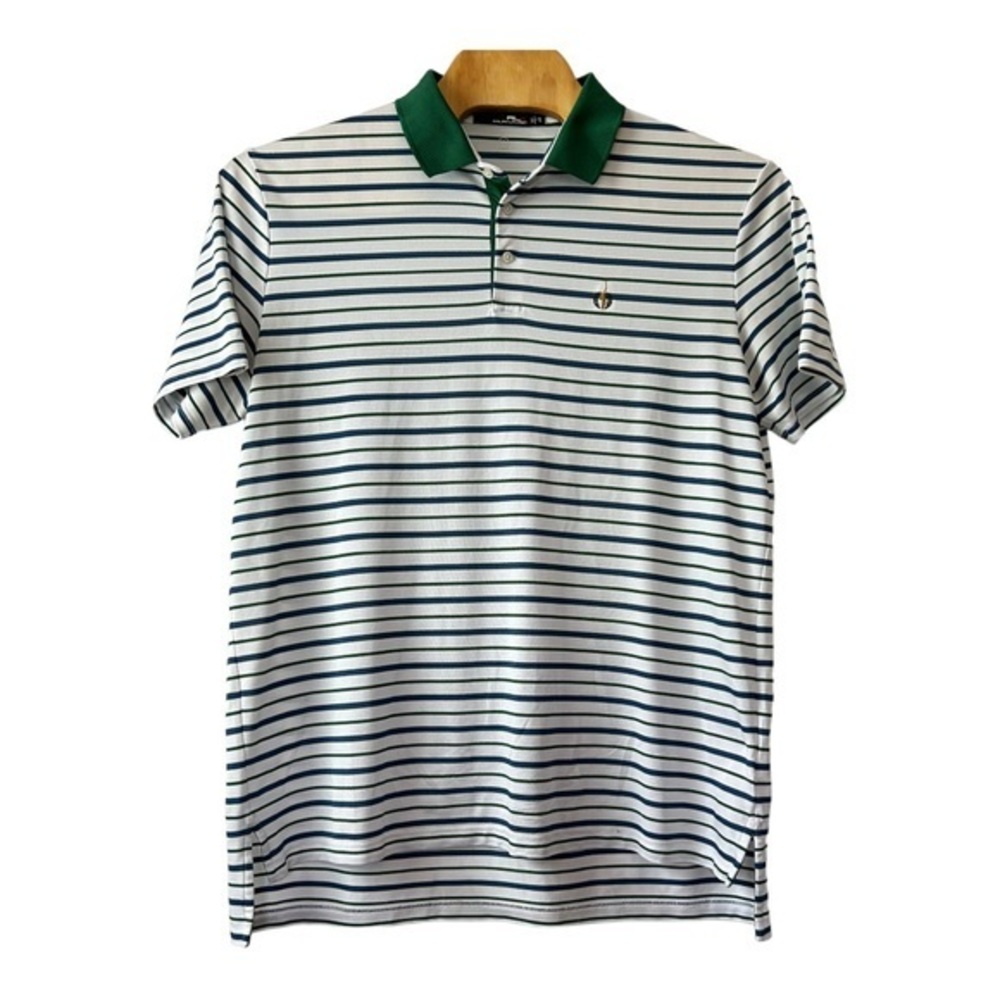 RLX Ralph Lauren Men's Classic Wicking Striped  Polo Golf Shirt   Sz XL‎